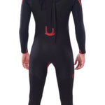 Men's Omega 3/2 Full Back Zip Steamer Våddragt | Herrer | Black - Gumpel & Co