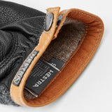 Deerskin Wool Tricot Handske - Herre - Charcoal/Black - Gumpel & Co