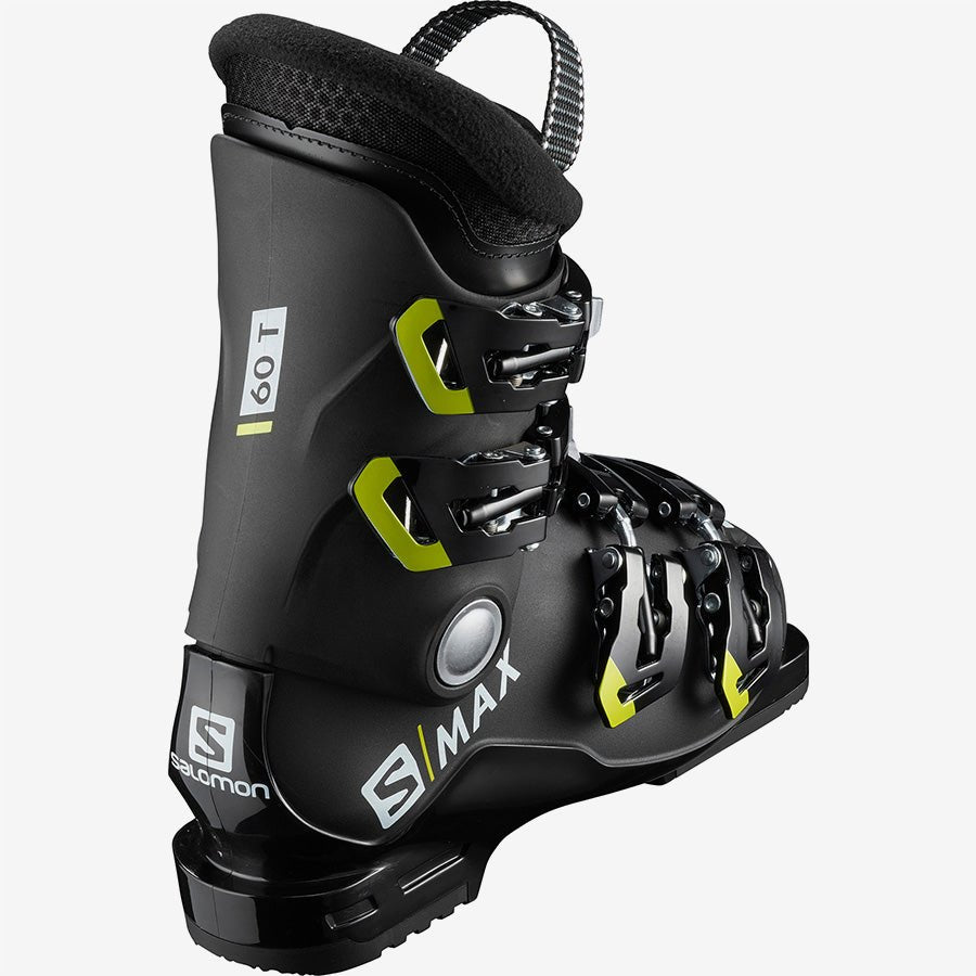 S/MAX 60T M SKISTØVLER TIL BØRN | BLACK/ ACID GREEN - Gumpel & Co