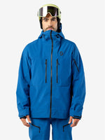 Men's Vertic Ripstop 3L Ski Jacket - Men - Solid Blue