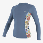 Women's Print Langærmet UPF 50+ Rash Guard - Dame - Infinity/Talit - Gumpel & Co