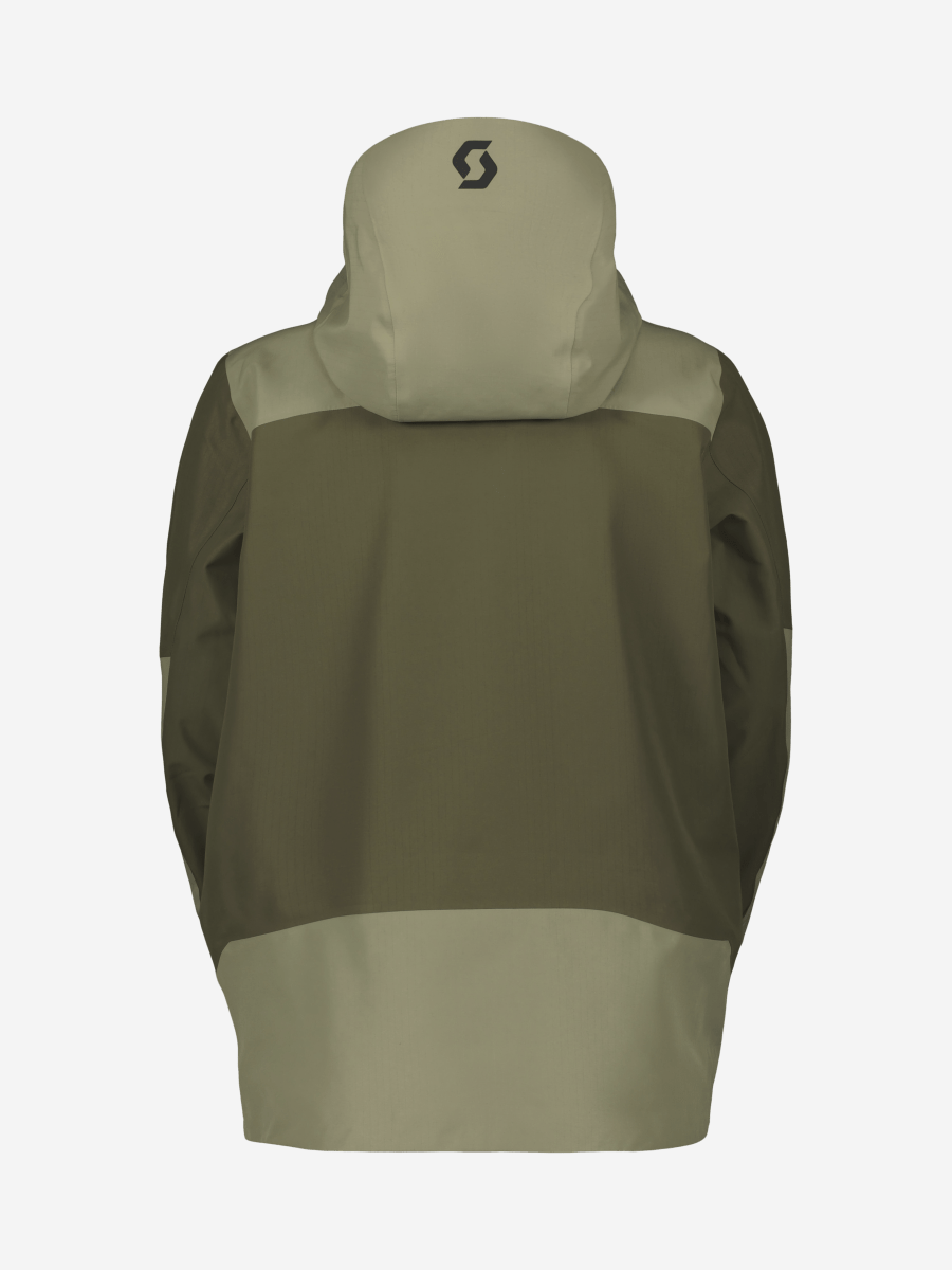 Men's Vertic Ripstop 3L Skijakke - Herre - Dust Grey/Douglas Green - Gumpel & Co