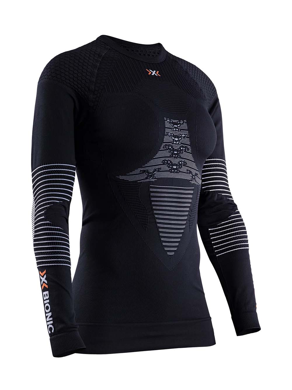 Women's Energizer 4.0 Skiundertrøje - Dame - Black/Arctic White - Gumpel & Co
