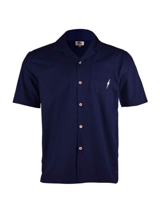 Men's Surf Road Skjorte - Herre - Navy - Gumpel & Co