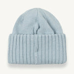 Cashmere and Wool Blend Strikhue - Spa (lyseblå) - Gumpel & Co