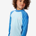 Icons UV Brushed Long Sleeve - Børn - Blue Gum - Gumpel & Co