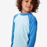 Icons UV Brushed Long Sleeve - Børn - Blue Gum - Gumpel & Co