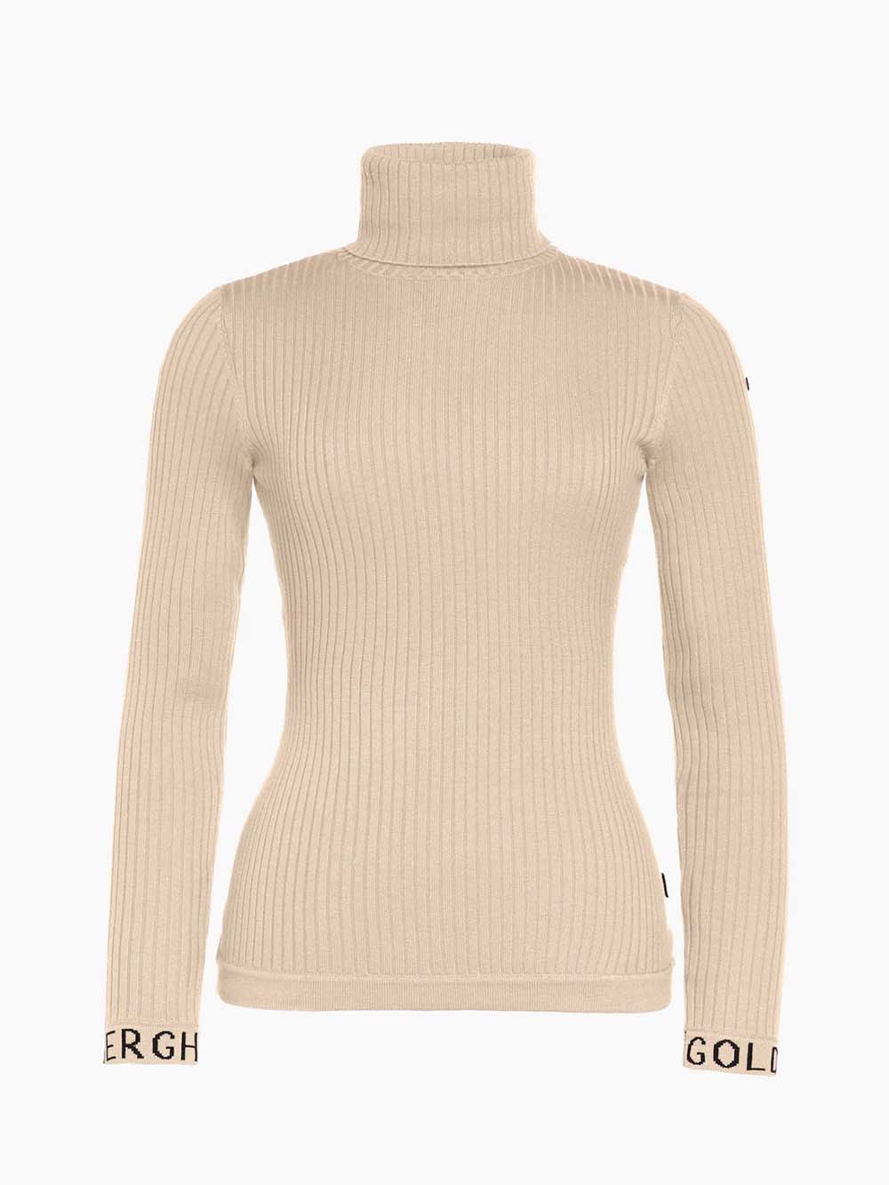 Women's Mira Uldsweater - Dame - Champagne - Gumpel & Co