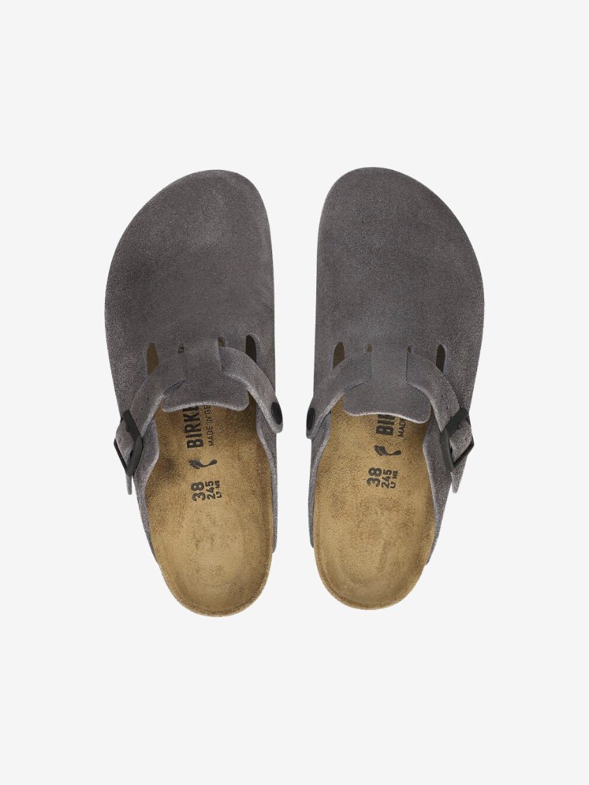 Boston Suede Leather - Velvet Grey - Normal - Gumpel & Co