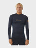 Dawn Patrol UV Long Sleeve Rash Guard - Men - Navy Marle