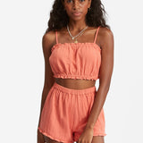 Women's By The Beach Crop Top - Kvinder - Rose Clay - Gumpel & Co