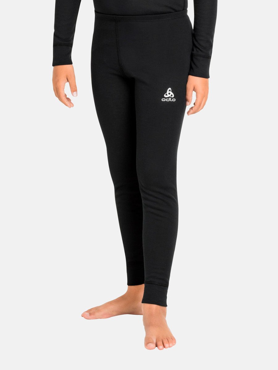 Kid's Active Warm Eco Base Layer Skiunderbukser - Børn - Black - Gumpel & Co