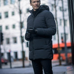 Titan Dunfrakke - Herre - Night Olive - Gumpel & Co