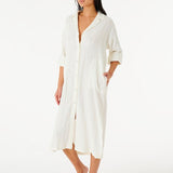 Women's Norah Skjortekjole - Dame - Bone (hvid) - Gumpel & Co