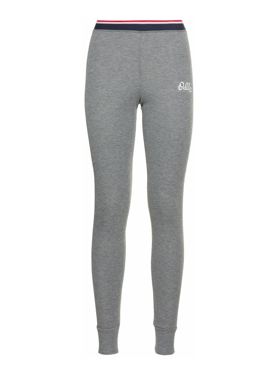 Womens' Active Warm Skiunderbukser - Steel Grey Melange - Gumpel & Co