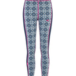 Women's Rose 100% Merino High Waist Skiunderbukser - Dame - Royal - Gumpel & Co