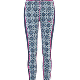 Women's Rose 100% Merino High Waist Skiunderbukser - Dame - Royal - Gumpel & Co