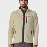 Retro Pile Fleece Trøje - Herre - Pelican Smolder Blue - Gumpel & Co