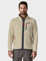 Retro Pile Fleece Sweater - Men - Pelican Smolder Blue 