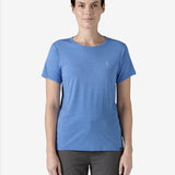 Capilene Cool Daily Graphic UV Shirt - Dame - Blå - Gumpel & Co