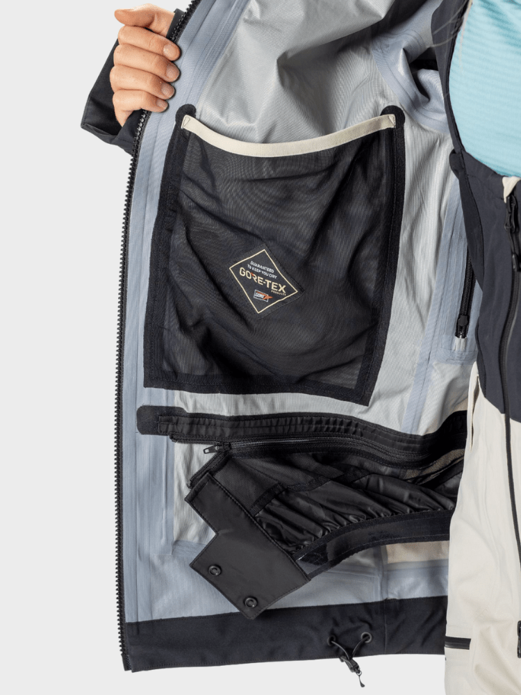 Jacket Vertic GTX 3L Skijakke - Unisex - Black / Dust White - Gumpel & Co