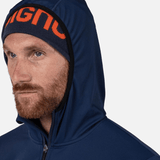 Midlayer m/hætte - Herre - Dark Navy - Gumpel & Co