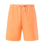 Men's Paul Washed Bomuld - hør Shorts - Herre - Melon - Gumpel & Co