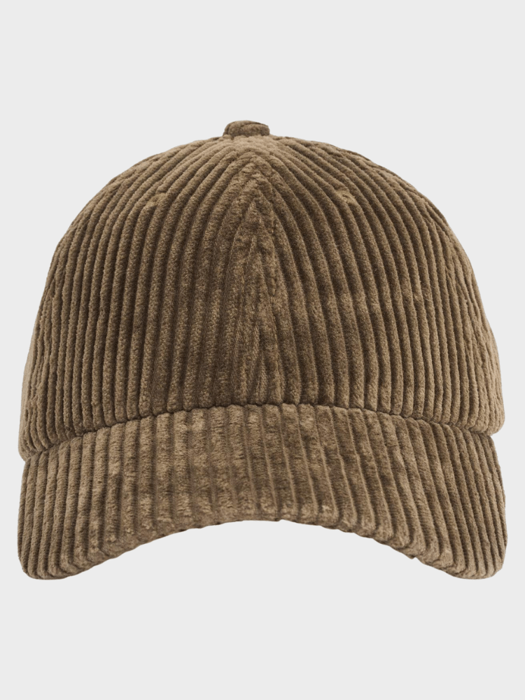 Allan Corduroy Cap - Unisex - Khaki - Gumpel & Co