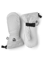 Female Heli Mitt Ski Gloves - Women - Pale Grey/Off White