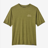 Capilene Cool Daily Graphic Tshirt - Herre - Graze Green - Gumpel & Co