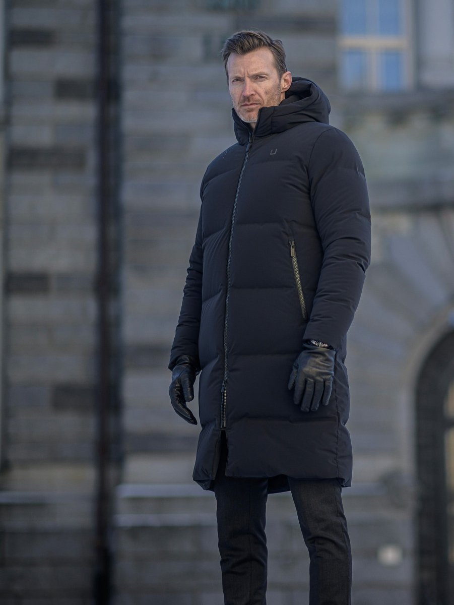 Tycoon Dunfrakke - Herre - Sort - Gumpel & Co