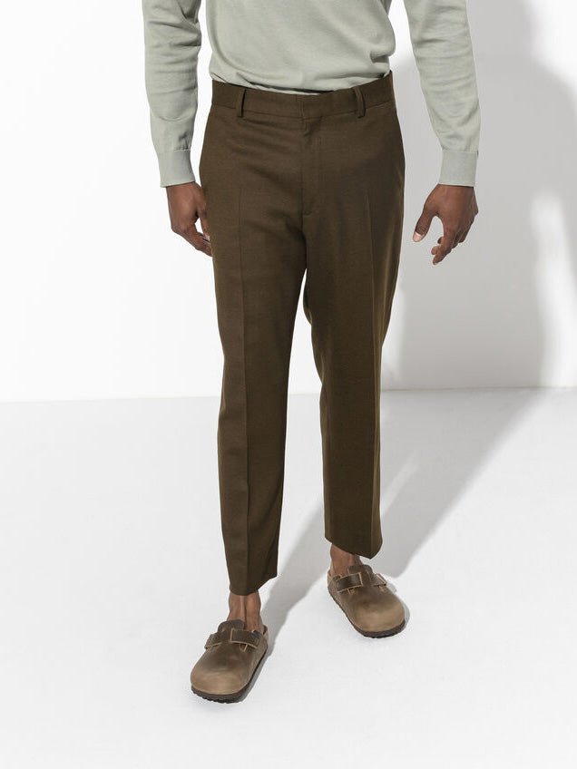 Boston Leoi Lukket Lædersandal - Unisex - Tabacco Brown - Smal - Gumpel & Co