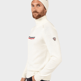 Odysseus Halfzip Merino Strik - Herre - Hvid - Gumpel & Co