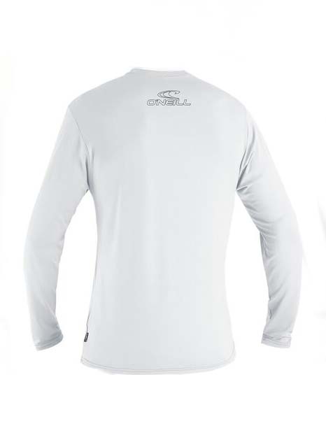 Mens Basic Skins Long Sleeve UV - trøje | Herre | White - Gumpel & Co