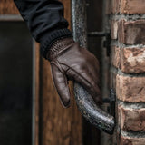 Deerskin Primaloft Læderhandsker - Herre - Chokolade - Gumpel & Co