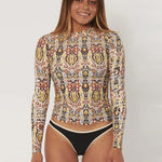 Women's Ikat Sandbar Rashguard | Dame | Pina - Gumpel & Co