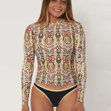 Women's Ikat Sandbar Rashguard | Dame | Pina - Gumpel & Co