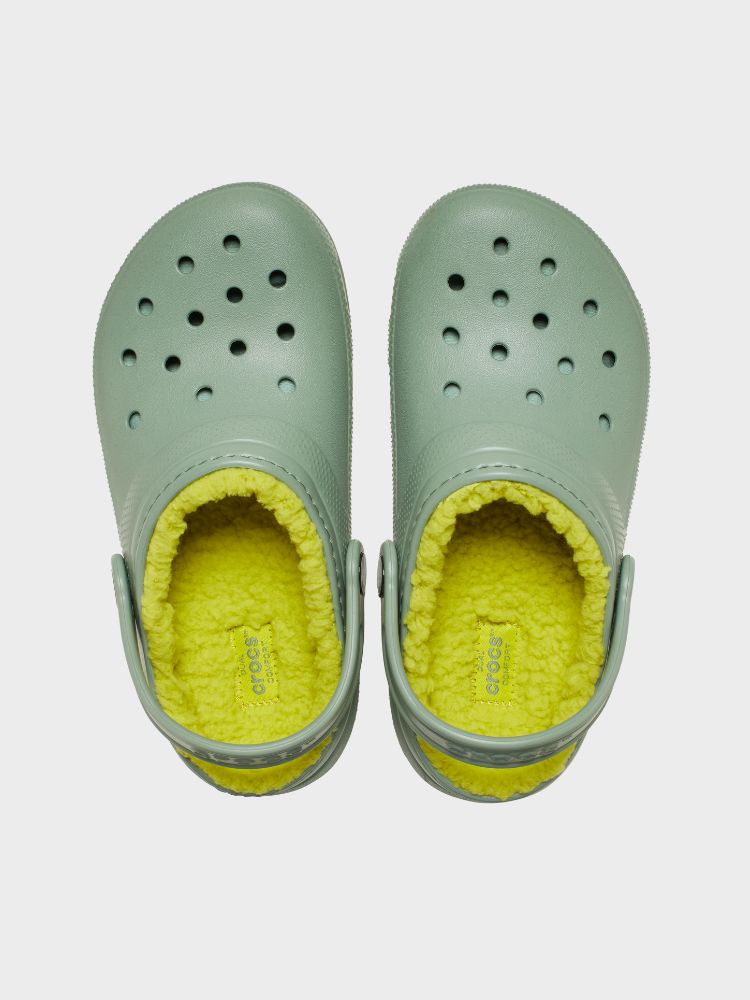 Classic Lined Clog - Kid - Moss - Gumpel & Co