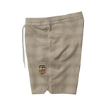 Solid Sets Print 18.5 Boardshorts | Men | Khaki - Gumpel & Co