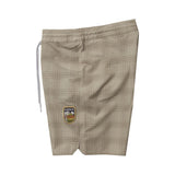 Solid Sets Print 18.5 Boardshorts | Men | Khaki - Gumpel & Co