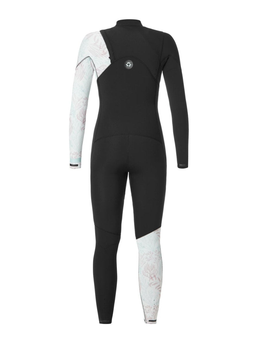 Womens Equation 3/2mm Front Zip Full våddragt | Dame | Algae Black - Gumpel & Co