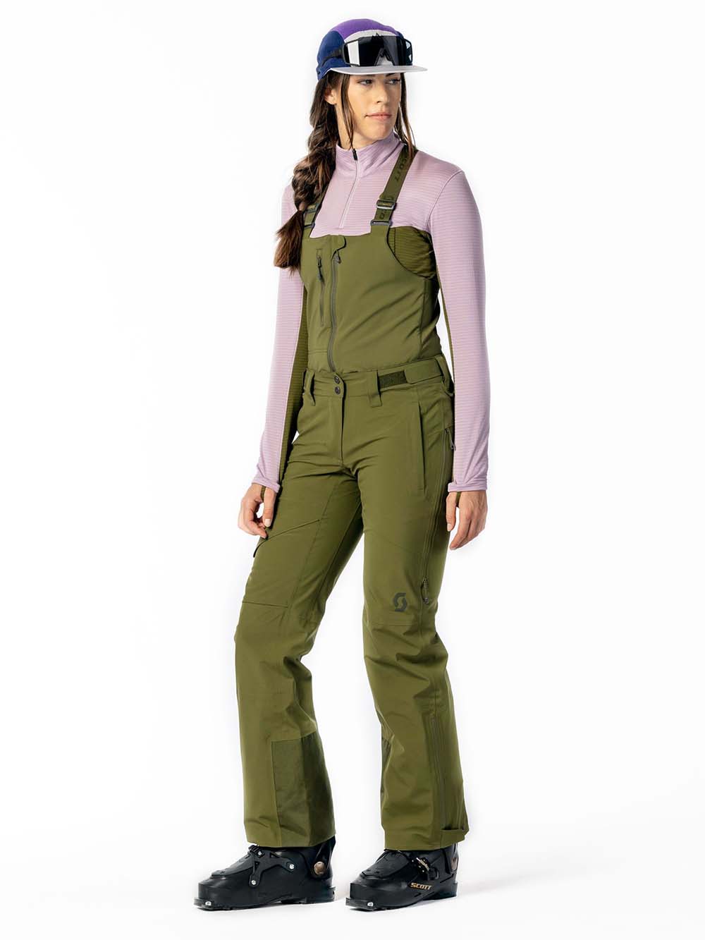 Women's Vertic 3L Skibukser - Dame - Fir Green - Gumpel & Co