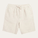 Men's Loose Hør Shorts - Herre - Light feather gray - Gumpel & Co