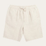 Men's Loose Hør Shorts - Herre - Light feather gray - Gumpel & Co