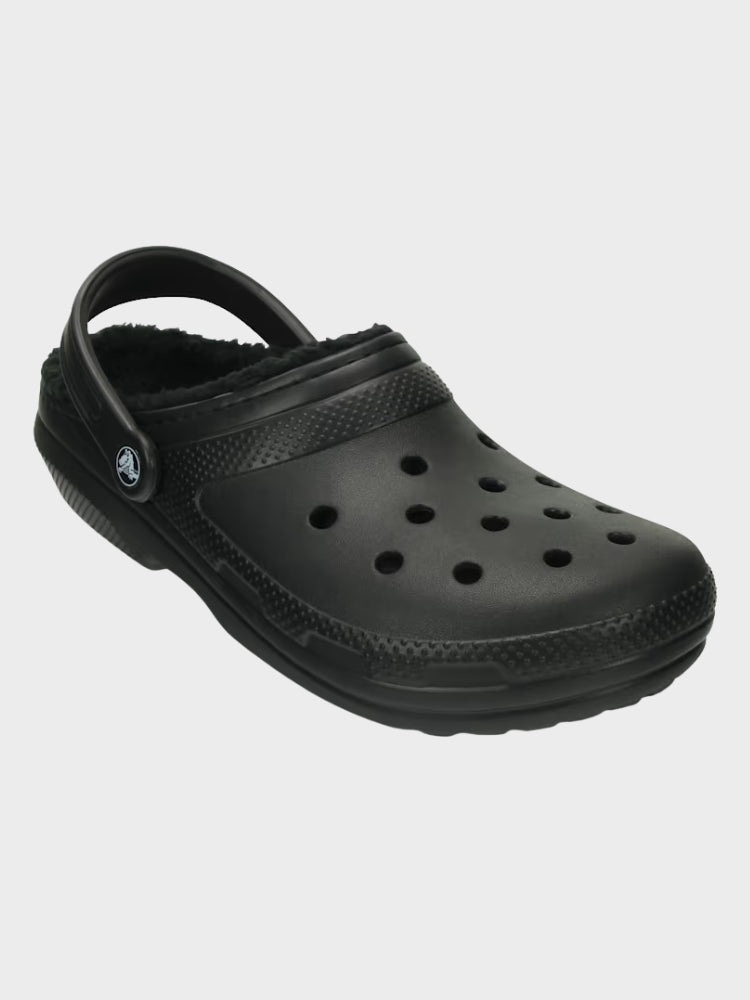 Crocs Classic Lined sandaler - Voksne - Black - Gumpel & Co