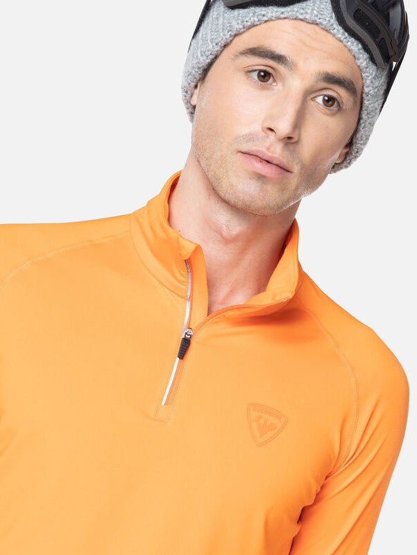 Classique Half - Zip Midlayer - Herre - Orange - Gumpel & Co