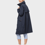 Susan - regnfrakke til damer - Dark Navy - Gumpel & Co