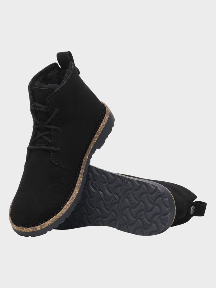 Uppsala Mid Shearling - Women - Black - Gumpel & Co