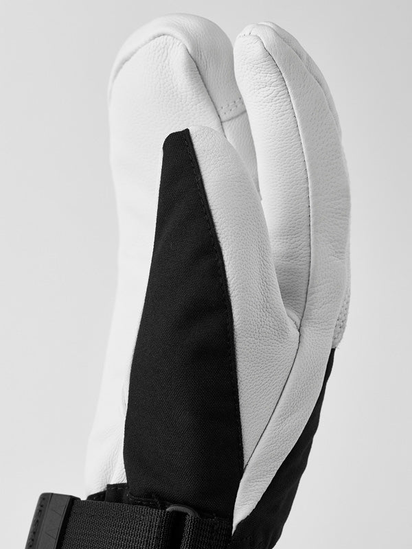 Female Heli 3 - finger Skihandsker - Dame - Black/Off White - Gumpel & Co