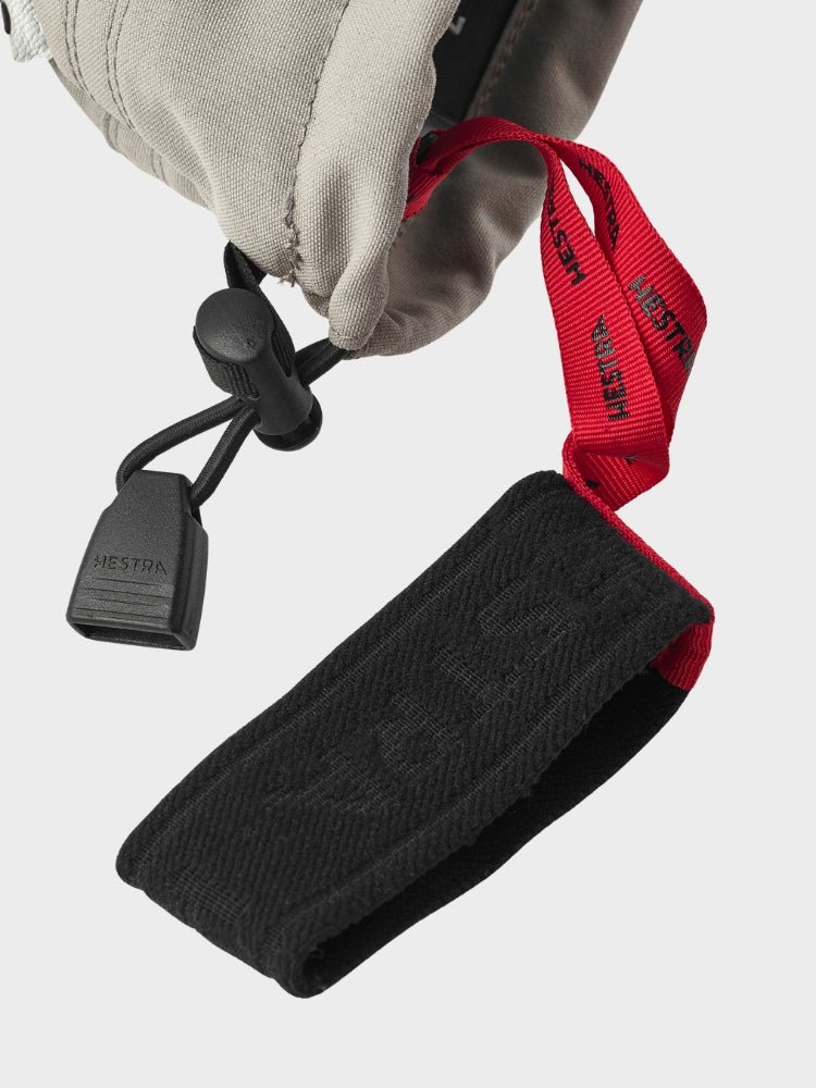 Female Heli 3 - finger Skihandsker - Dame - Khaki/Off White - Gumpel & Co